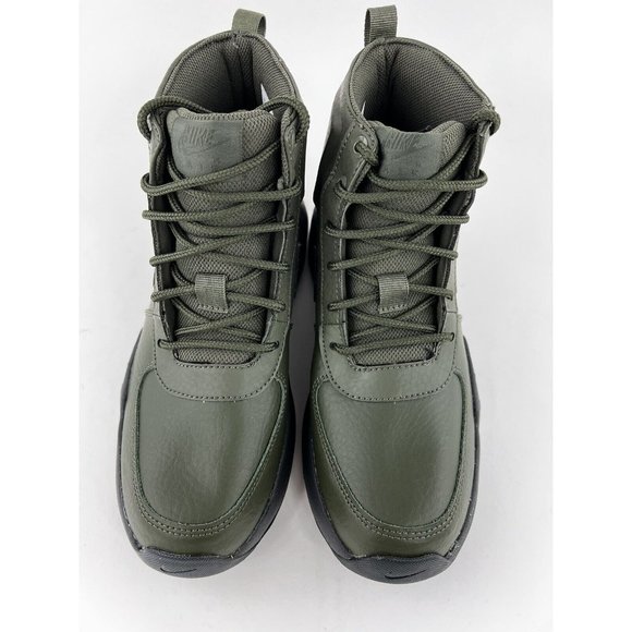 Nike Air Max Goaterra 2.0 Green Youth Size 7Y Boots Leather Black NO SHOE BOX - Picture 9 of 11